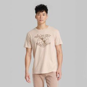 Men's Botanical Dyed Short Sleeve T-Shirt - Original Use Light Beige